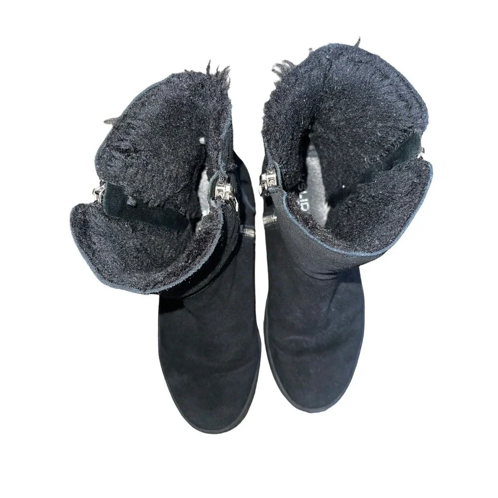 J Slides Suede Booties Insulated Women’s 6.5 - Picture 3 of 9